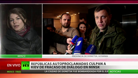 Donetsk y Lugansk culpan a Kiev  del fracaso en las negociaciones en Minsk