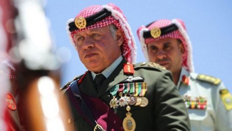 El rey Abdalá II de Jordania