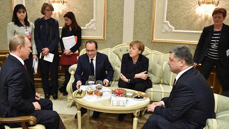 Lukashenko: El 'cuarteto de Normandía' se ha bebido varios cubos de café en Minsk