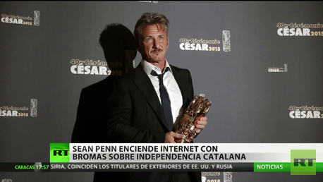 Sean Penn enciende la Red con bromas sobre la independencia de Cataluña