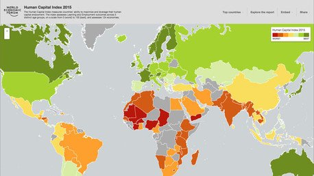 ¿Cuáles son los países con mayor desarrollo de capital humano y de talento?