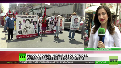 México: Padres de 43 normalistas de Ayotzinapa denuncian la falta de avances en la investigación