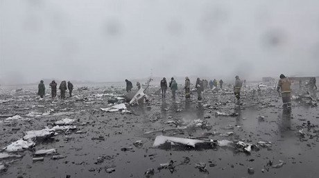 Las primeras imágenes del lugar del accidente del vuelo FZ981