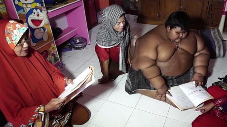 El drama del niño más obeso del mundo: 191 kilogramos con apenas 10 años