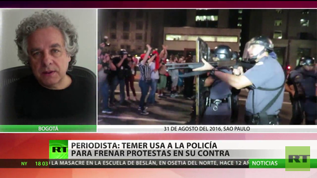 Protestas por la destitución de Rousseff, más agresivas que contra su mandato