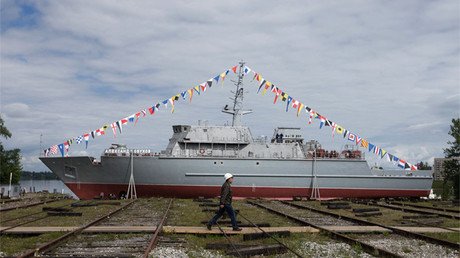 VIDEO: Rusia prueba el dragaminas moldeado en 3D más grande del mundo