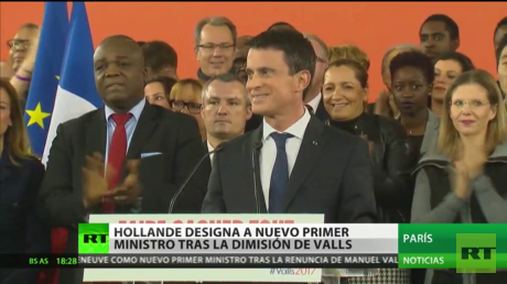 Francia: Hollande designa a nuevo primer ministro tras la dimisión de Valls