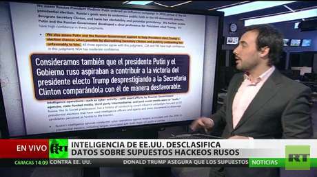 La Inteligencia de EE.UU. desclasifica datos sobre presuntos 'hackeos' rusos