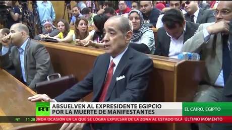 Absuelven al expresidente egipcio Hosni Mubarak de la muerte de varios manifestantes en el 2011