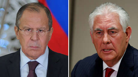 Serguéi Lavrov habla con Rex Tillerson tras el ataque de EE.UU. a Siria