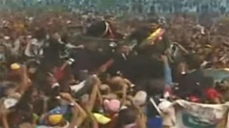 Venezuela: Detienen a varias personas por arrojar huevos contra Maduro (VIDEO)