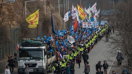 El despliegue de sistemas antimisiles de EE.UU. provoca enfrentamientos en Corea del Sur