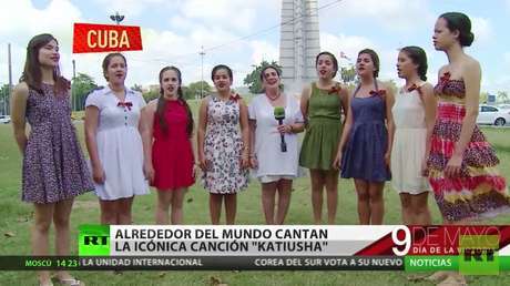 Alrededor del mundo cantan la icónica canción rusa 'Katiusha'