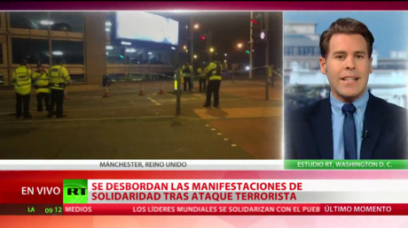 Se desbordan las manifestaciones de solidaridad tras el ataque terrorista en Mánchester 