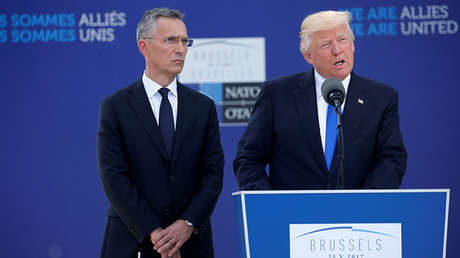 Trump insta a la OTAN a centrarse en el terrorismo, la migración y la "amenaza rusa"