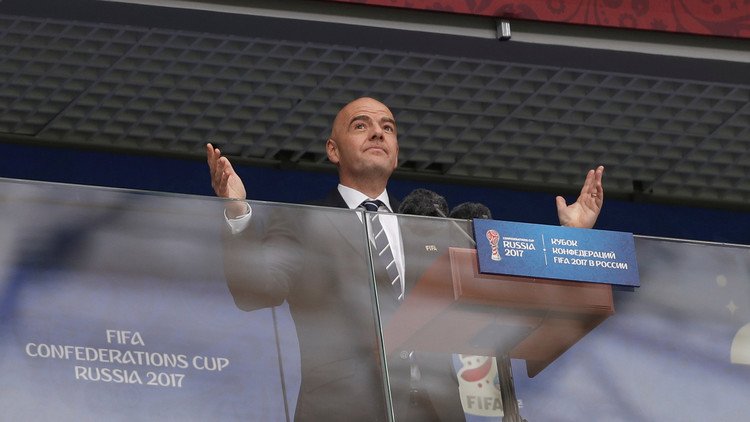 Presidente de la FIFA: "La organización de la Copa Confederaciones es magnífica"