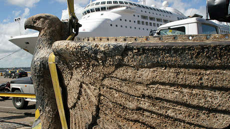 Uruguay podría subastar el águila nazi de bronce hallada en el Graf Spee para recaudar fondos