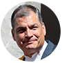 Rafael Correa, expresidente de Ecuador