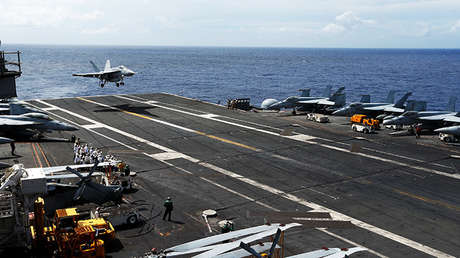 Un portaviones de EE.UU. vigilado por China llegará este mes a Corea del Sur