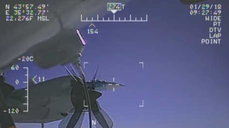 Publican cinco videos más de la intercepción del avión espía de EE.UU. por un Su-27 (VIDEOS)