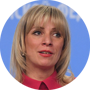 María Zajárova, portavoz del Ministerio de Exteriores ruso.