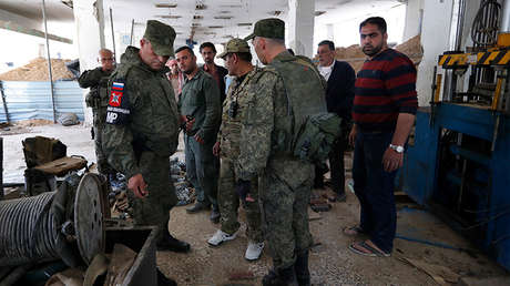 Militares rusos hallan en Duma un laboratorio de los milicianos para la producción de armas químicas