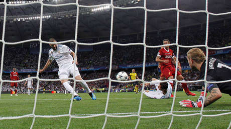 La reñida final de la Liga de Campeones de la UEFA entre el Real Madrid y el Liverpool F.C.