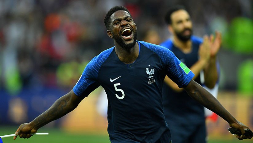 "Una ducha con la más bella": Así celebró a solas Umtiti la victoria de Francia en el Mundial (FOTO)
