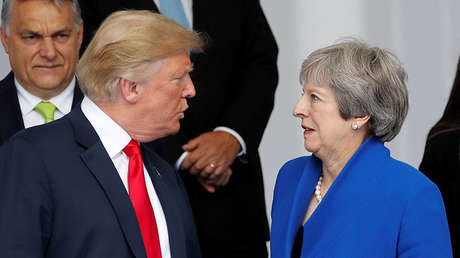 Trump advierte a Theresa May que su plan "suave" podría "matar" el acuerdo comercial con EE.UU. 