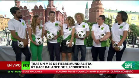 RT evoca los mejores momentos de la cobertura del Mundial Rusia 2018