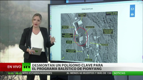 Desmontan un polígono clave del programa balístico de Corea del Norte