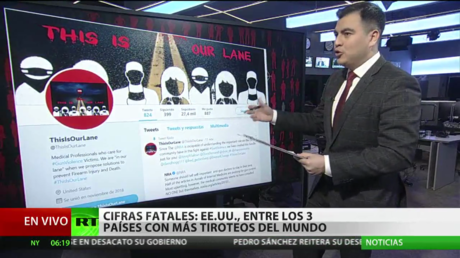 Cifras fatales: EE.UU., entre los 3 países que registran más tiroteos del mundo