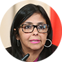 Delcy Rodríguez, vicepresidenta ejecutiva de Venezuela