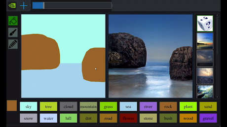 VIDEO, FOTO: Una red neuronal convierte garabatos en obras del arte al instante