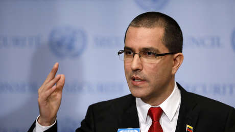 Rusia, "indignada" por las sanciones de Estados Unidos contra el canciller venezolano Jorge Arreaza