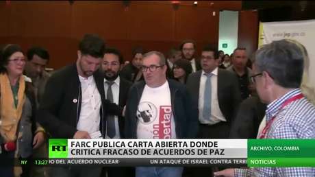 Líder de la FARC publica carta abierta donde critica fracaso de acuerdos de paz