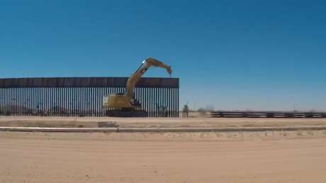VIDEO: Patrulla Fronteriza de EE.UU. muestra las imágenes de casi 100 kilómetros del 'nuevo muro', captadas por un dron