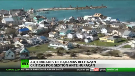 Las autoridades de Bahamas rechazan las críticas por su gestión ante el huracán