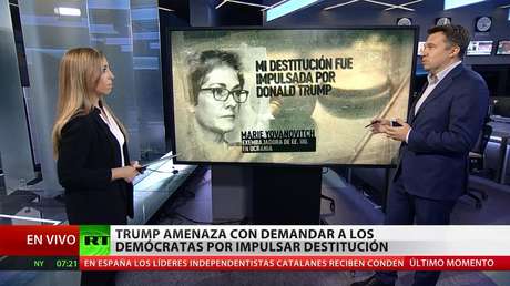 Trump amenaza con demandar a los demócratas por impulsar su destitución