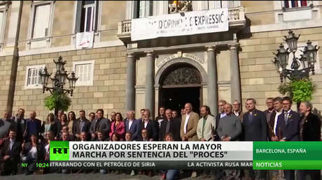 Convocan en Barcelona una marcha que se espera sea la mayor de todas tras el fallo del 'procés'