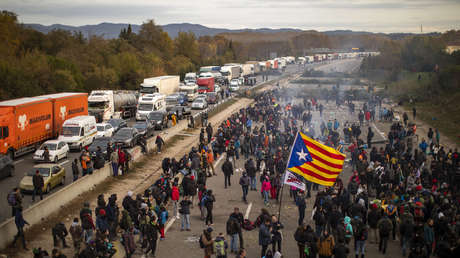 Tsunami Democratic da por finalizadas las protestas en Cataluña tras cortar una importante autopista