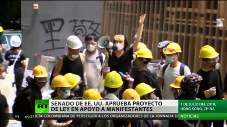 Senado de EE.UU. aprueba un proyecto de ley sobre la situación en Hong Kong