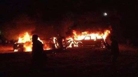 Reportan un nuevo ataque aéreo a un convoy de una milicia chiita cerca de Bagdad