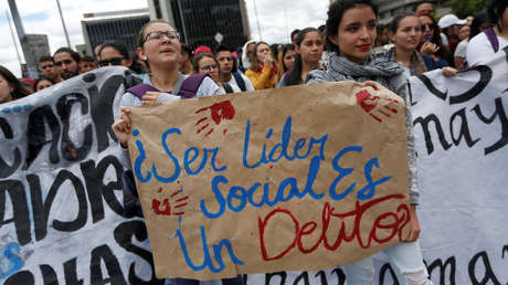 Asesinan a tiros en Colombia a la primera lideresa social de este año