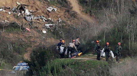 Los investigadores no ven componente criminal en el siniestro del helicóptero de Bryant