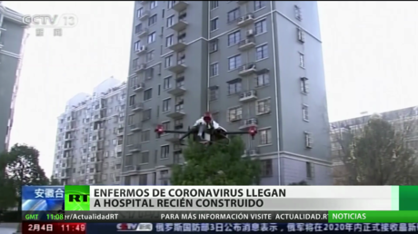 China combate el coronavirus con drones y nuevos cierres de ciudades