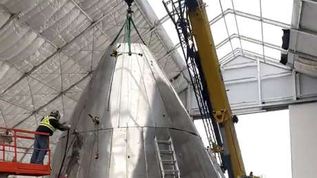 VIDEO: Elon Musk muestra el ensamblaje de la nave espacial Starship de SpaceX