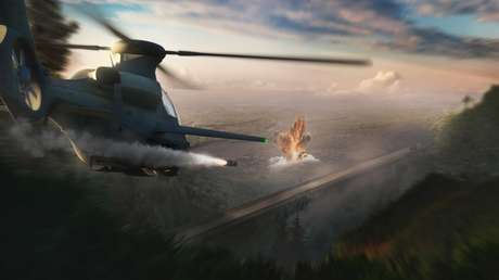 VIDEO: Helicóptero estadounidense 360 Invictus destruye un tanque Armata ruso en un ataque 'publicitario'