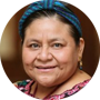 Rigoberta Menchú, ganadora del Premio Nobel de la Paz en 1992