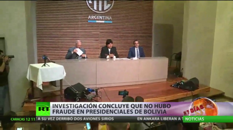 Investigación concluye que no hubo fraude en las elecciones presidenciales de Bolivia